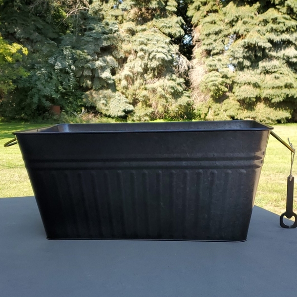Better Homes & Gardens Dark Galvanized Tub - Picture 1 of 5